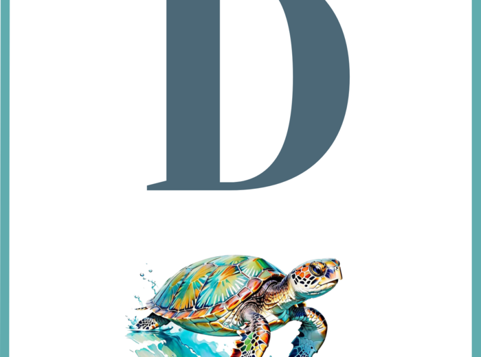 DZIEŃ ŻÓŁWIA – girlanda – napis – gazetka – wersja 1