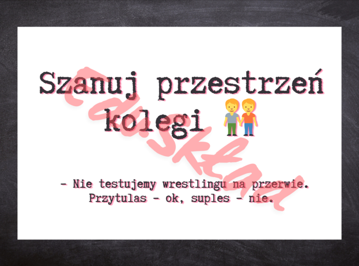 🛎️ Zasady bezpiecznej przerwy - materiał na gazetkę