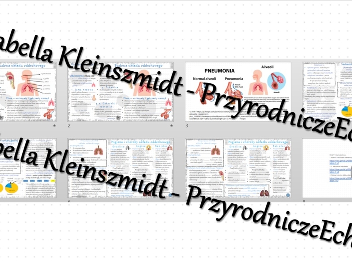 Zestaw sketchnotek i kart pracy + gratisowe linki do prezentacji multimedialnych niekomercyjnych wykonanych w genial.ly do indywidualnego pobrania i użycia do celów niekomercyjnych. Biologia 7, „Układ oddechowy”