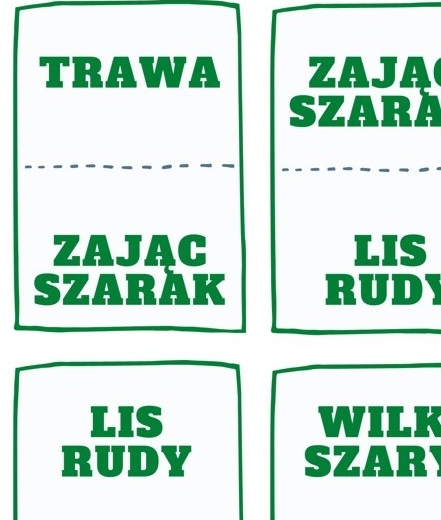 Łańcuchy pokarmowe - domino