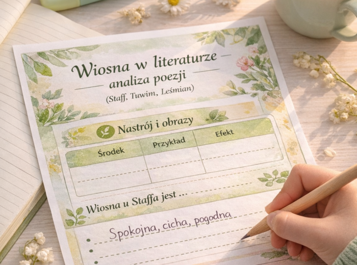 Wiosna w literaturze – analiza poezji (Staff, Tuwim, Leśmian)