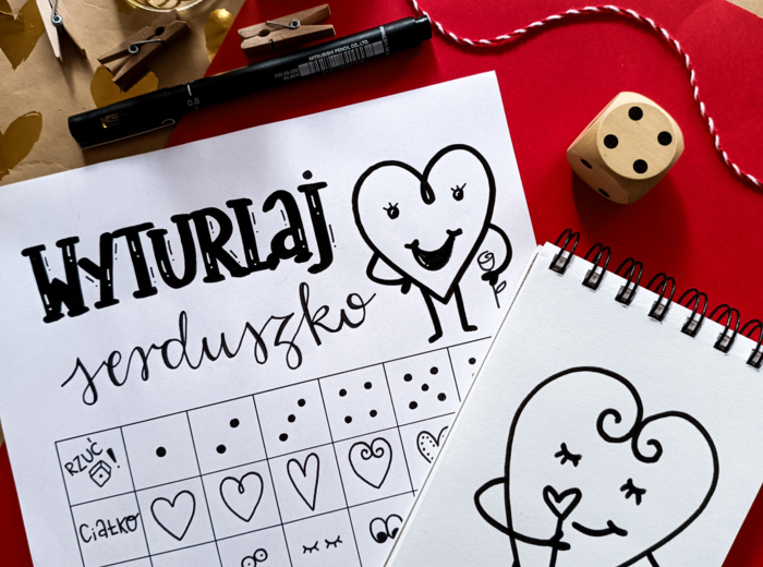 WALENTYNKI - gra "WYTURLAJ SERDUSZKO"