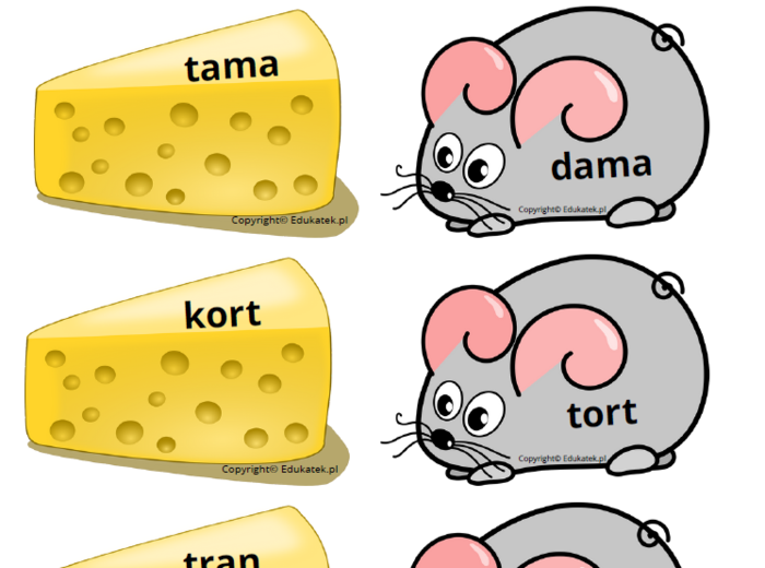 Polowanie na rymy – utrwalanie czytania