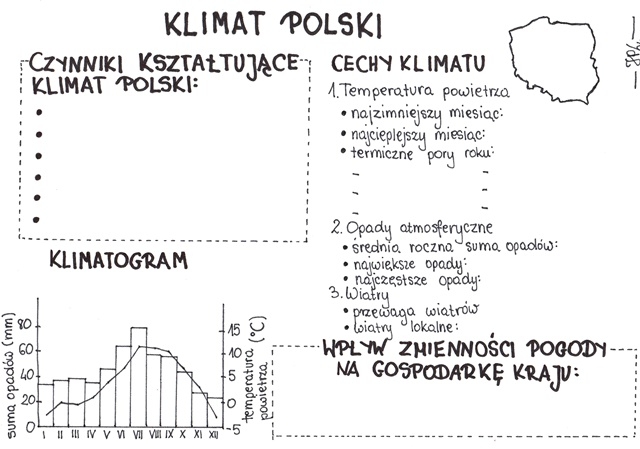 Czynniki klimatotwórcze + klimat w Polsce