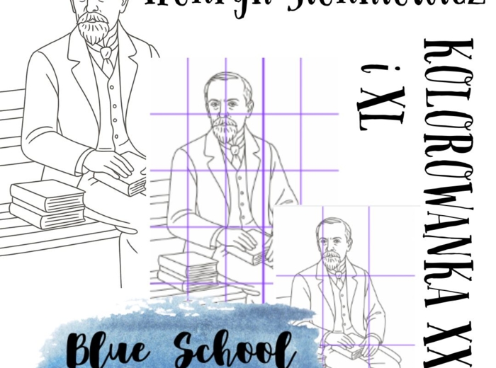 Henryk Sienkiewicz - kolorowanka XXL