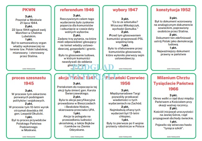 PRL - zadania bieżące i powtórzeniowe
