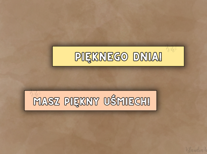 DZIEŃ ŻYCZLIWOŚCI - ZESTAW