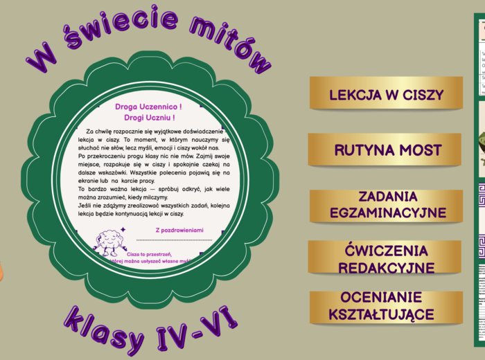 Mitologia – Jak starożytni Grecy wyobrażali sobie świat? – prezentacja + scenariusz + karta pracy