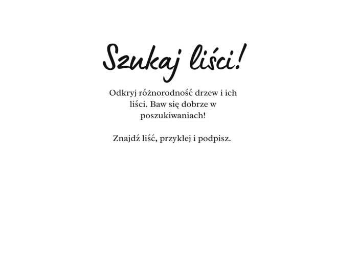 Szukaj liści