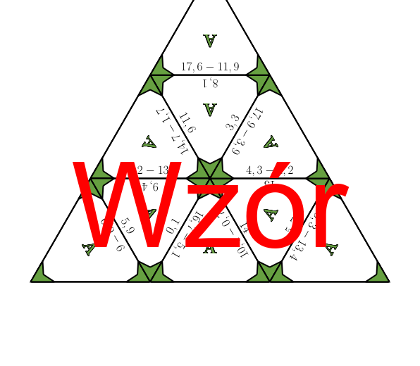 Trimino - Odejmowanie liczb dziesiętnych | matematyka