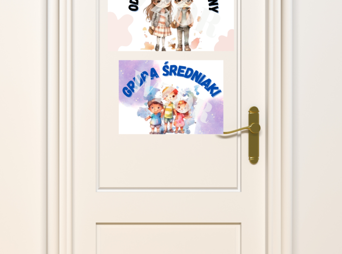 Tabliczki do przedszkola na drzwi