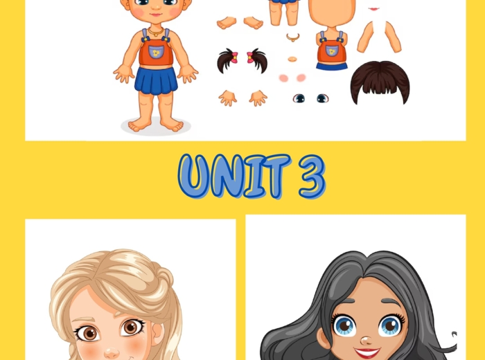 My body and face - New English Adventure 2 Unit 3