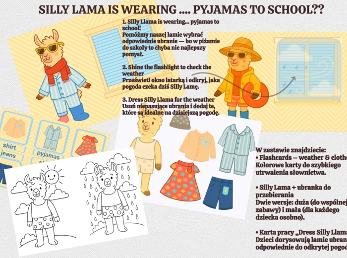 CLOTHES/WEATHER PRZEDSZKOLE - 1  KL