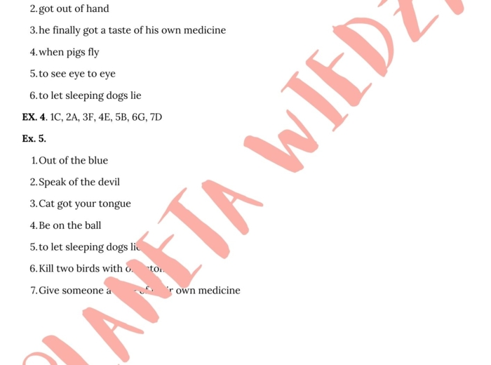 Najpopularniejsze angielskie idiomy – Karta pracy dla uczniów, Ćwiczenia zwrotów – język angielski, (poziom A2/B1, szkoła podstawowa), PDF do druku