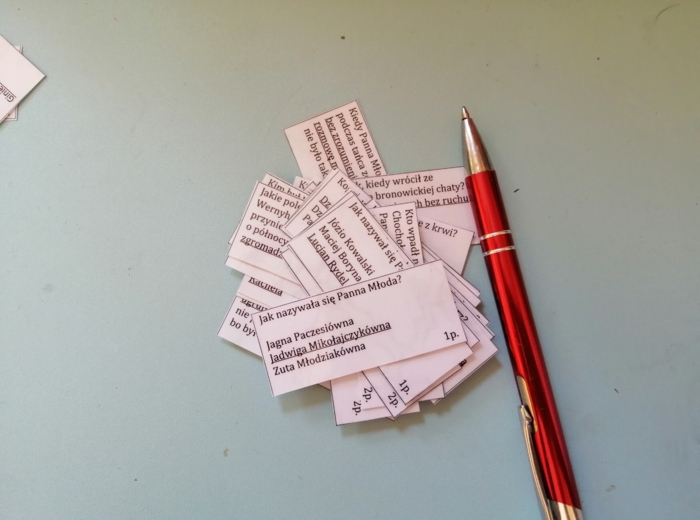 "Wesele" - 30 pytań i odpowiedzi na A-4