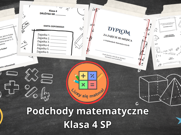 Podchody matematyczne dla klasy 4 SP – pełna zabawa, nauka i zdrowa rywalizacja! 🌟