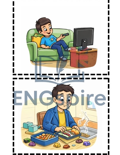 LEGO Grammar Fun – Present Simple, to be i can w formie gry