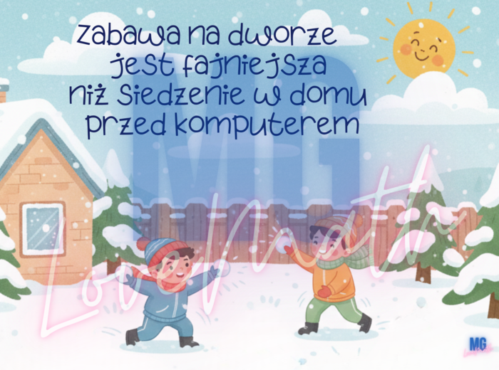 Bezpieczne ferie zimowe - prezentacja, gazetka