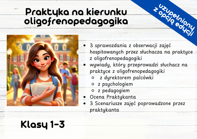 Praktyka na kierunku oligofrenopedagogika