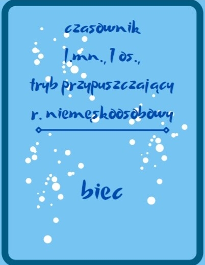 Części mowy - domino