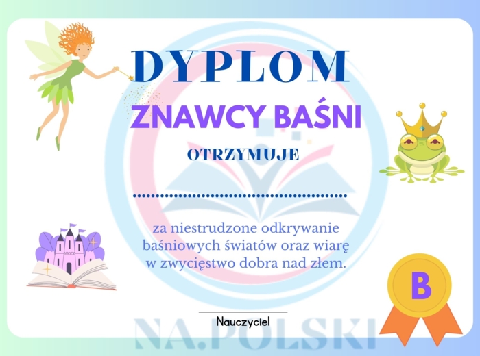 Dyplom Znawcy Baśni