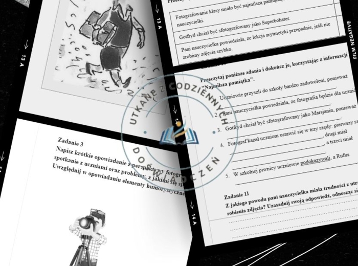 Poznajemy Mikołajka i jego otoczenie- zadania testowe do opowiadania ,,Najmilsza pamiątka" René Goscinny'ego z kluczem odpowiedzi