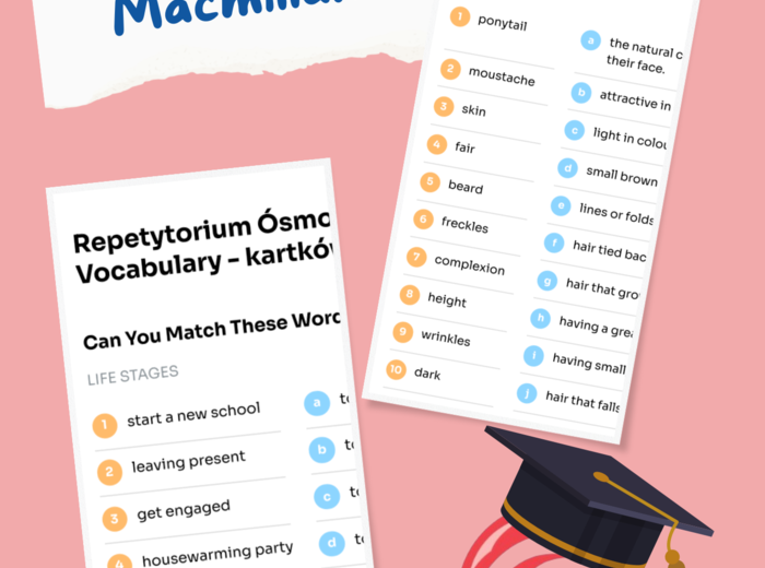 Repetytorium ósmoklasisty cz. 1 (Macmillan) – Unit 2 – karta pracy
