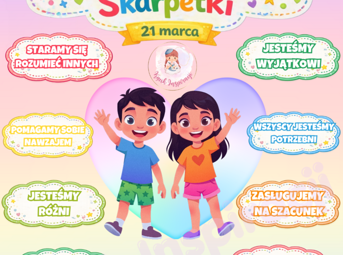 🌈 DZIEŃ KOLOROWEJ SKARPETKI/ZESPOŁU DOWNA 🌈