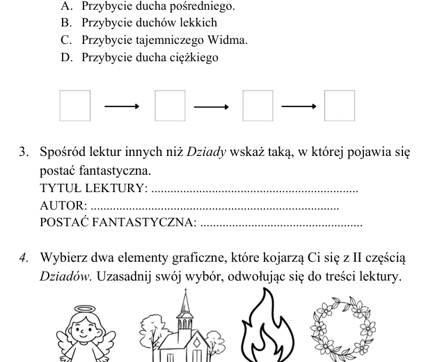 E8 - test z II części "Dziadów"
