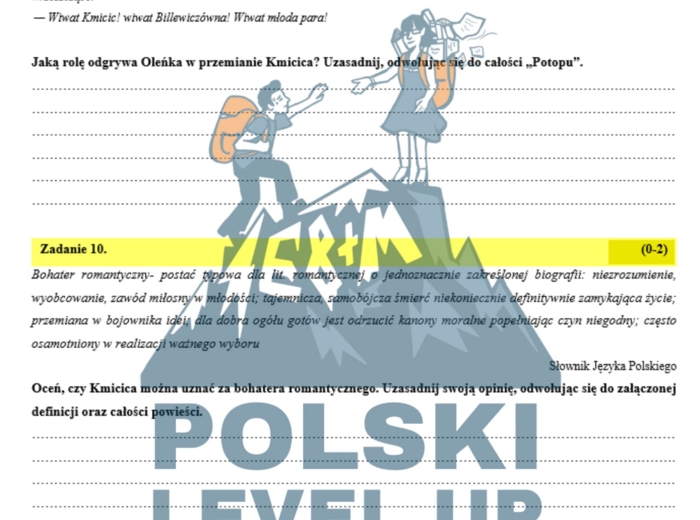 Test (51 zadań+tematy wypracowań P +R)_Potop_Polski Level Up