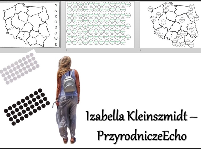 Materiał do zalaminowania/praca w grupach/stacje zadaniowe/układanka/puzzle „Obszary chronionego krajobrazu”, „Parki narodowe Polski” w pdf. Przyroda, Geografia 7, dział „Poznajemy krajobraz najbliższej okolicy”.
