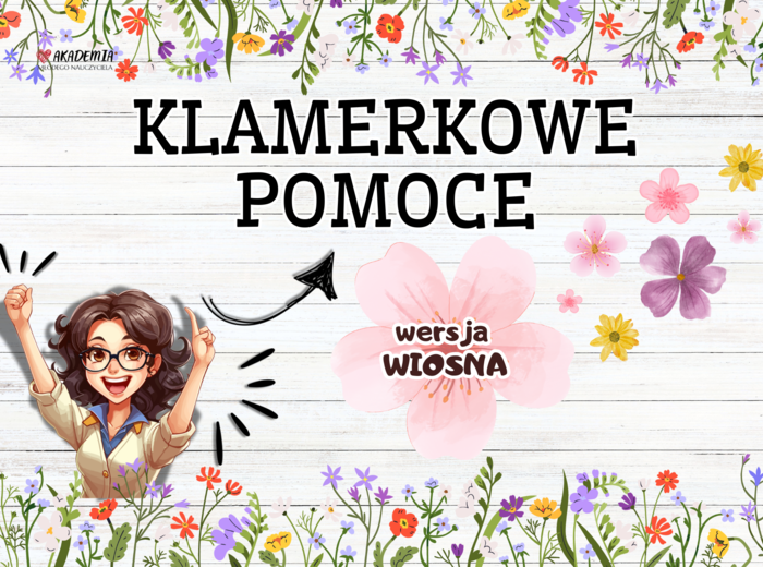 ZESTAW POMOCY KLAMERKOWYCH - WERSJA WIOSNA