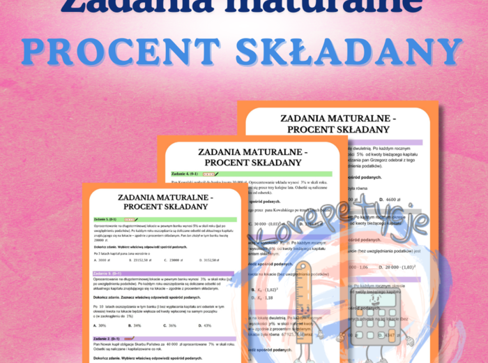 Zadanie maturalne - procent składany (lokaty)