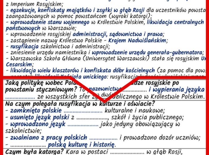 Represje po powstaniu styczniowym