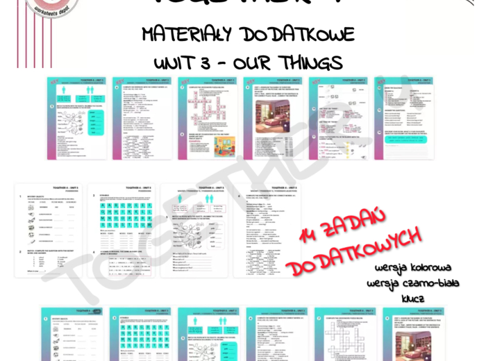 Together klas 4 Unit 3 - materiały dodatkowe do języka angielskiego