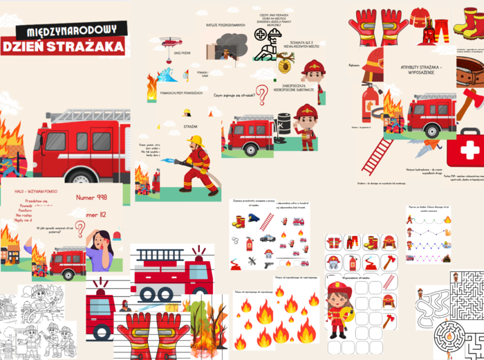 🚒🔥 MIĘDZYNARODOWY DZIEŃ STRAŻAKA – PAKIET EDUKACYJNY DLA DZIECI 🔥🚒