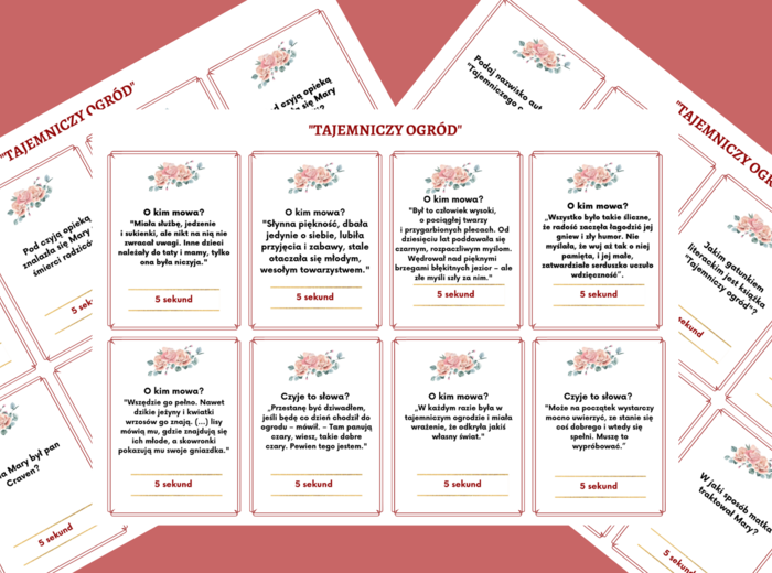 "TAJEMNICZY OGRÓD" – gra „5 sekund”