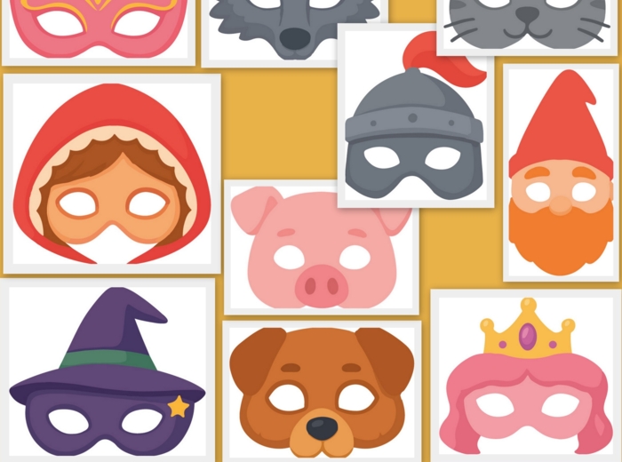 Dzień bajek 22 karty pracy i 10 masek (pdf i jpg)