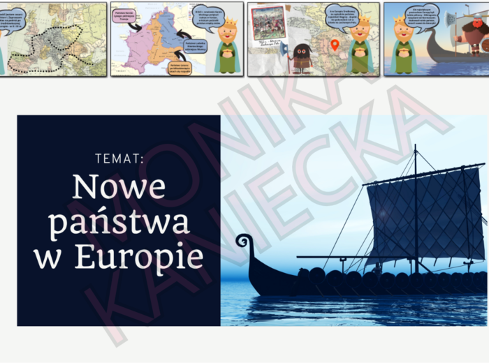 Nowe państwa w Europie - prezentacja historia klasa 5