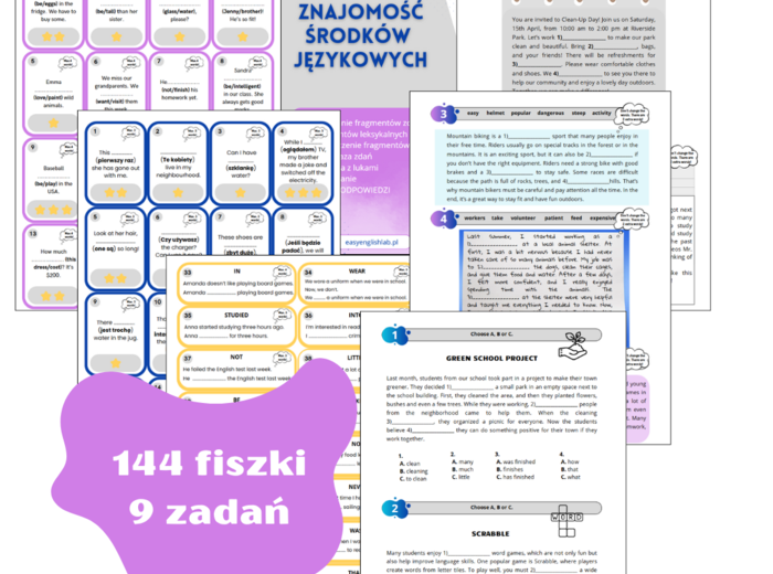 Egzamin Ósmoklasisty. Znajomość Środków Językowych