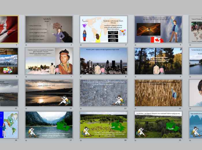 Kanada - środowisko przyrodnicze, a rozwój rolnictwa - prezentacja w powerpoint do edycji