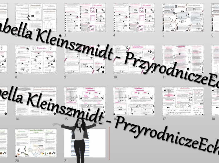 Zestaw sketchnotek i kart pracy + gratisowe linki do prezentacji multimedialnych niekomercyjnych wykonanych w genial.ly do indywidualnego pobrania i użycia do celów niekomercyjnych. Biologia 8, „Ekologia”
