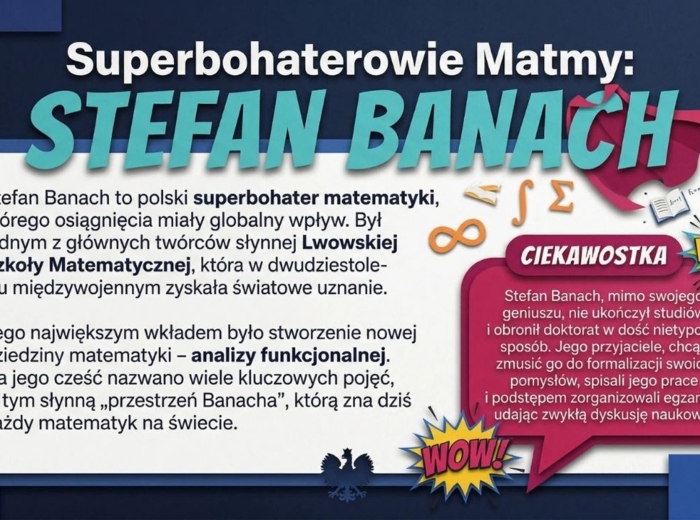 Dzień Matematyki - gazetka szkolna / prezentacja, 20 plansz