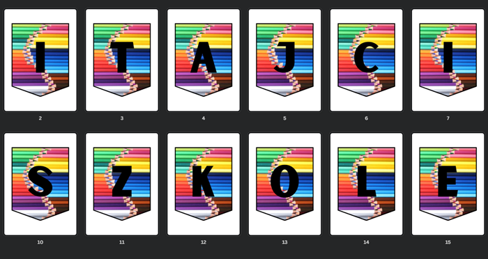 Girlanda "Witajcie w szkole!" 3