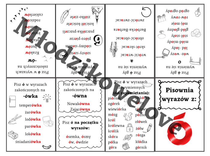 Ortograficzne mini książeczki