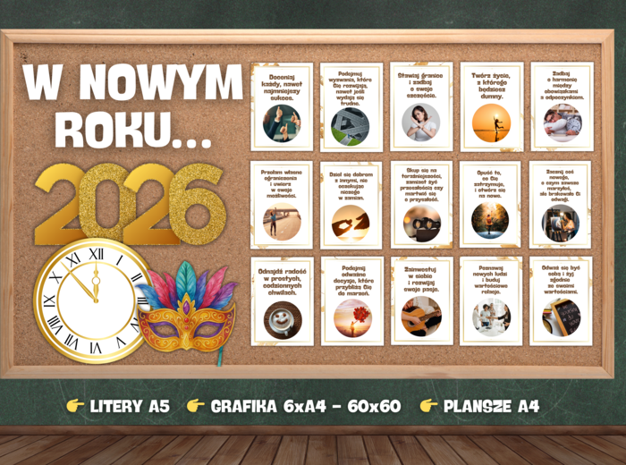 W NOWYM ROKU 2026... wskazówki dla uczniów - Gazetka edukacyjna