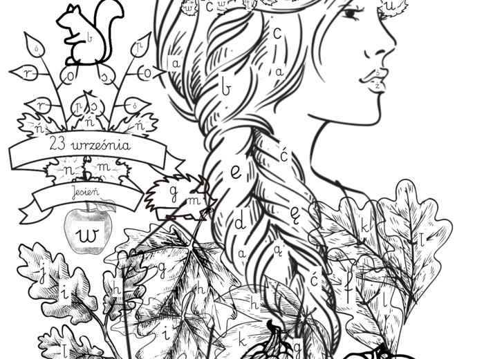 Jesień - w poszukiwaniu literek