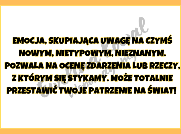 Emocje wokół nas - gazetka tematyczna