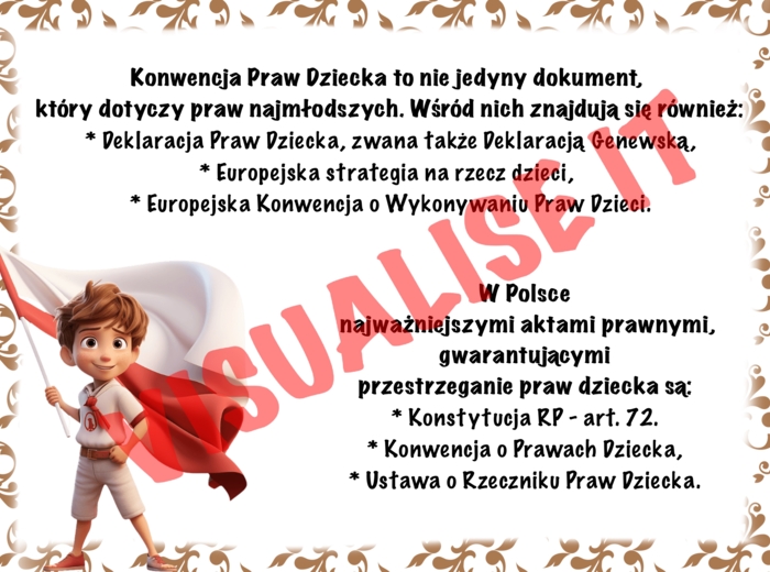 Gazetka PRAWA DZIECKA MIĘDZYNARODOWY DZIEŃ PRAW DZIECKA 20 listopada