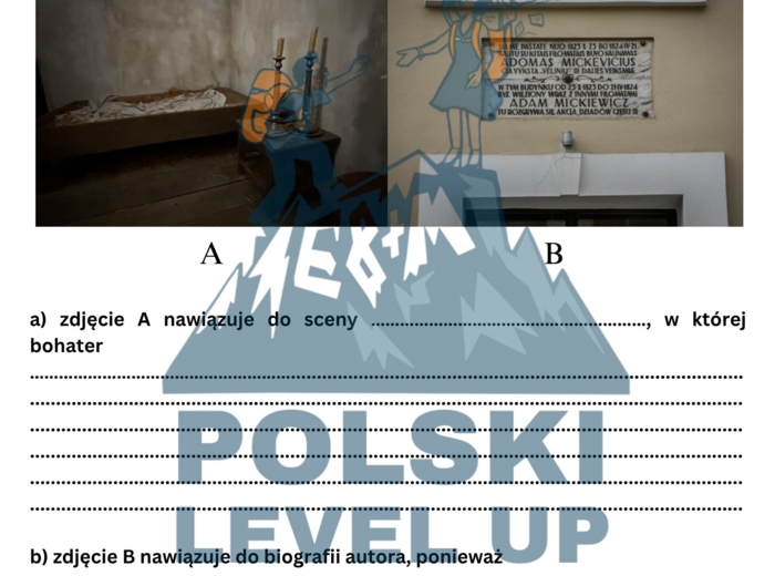 Test ikonograficzny (10 zadań z kluczem odpowiedzi)_Dziady cz. III_Polski Level Up